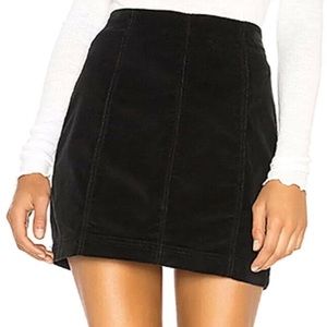 Free People Black Skirt